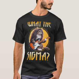 T-shirt Chat Sigma Chemise Funny Sigma Brainrot Mème Rizz