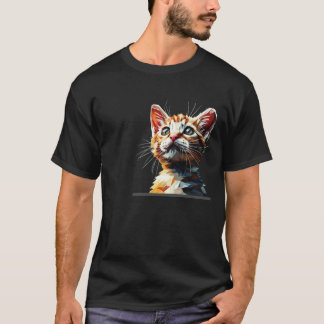 T-shirt chat solitaire, maman chatte, Amoureux des chats,