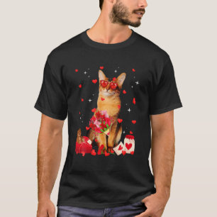 T-shirt Chat somalien mignon Valentine Fun Chat Papa Chat