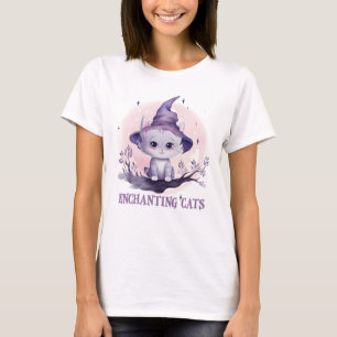 T-shirt Chat sorcier enchanteur