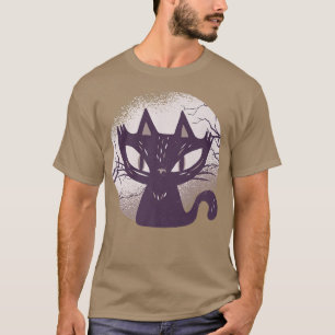 T-shirt Chat Sorcière Noire 569