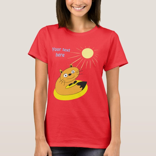 T-shirt Chat souriant (Devant)