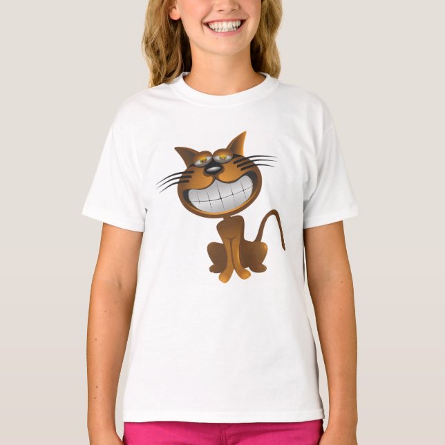 T-shirt Chat souriant (Devant)