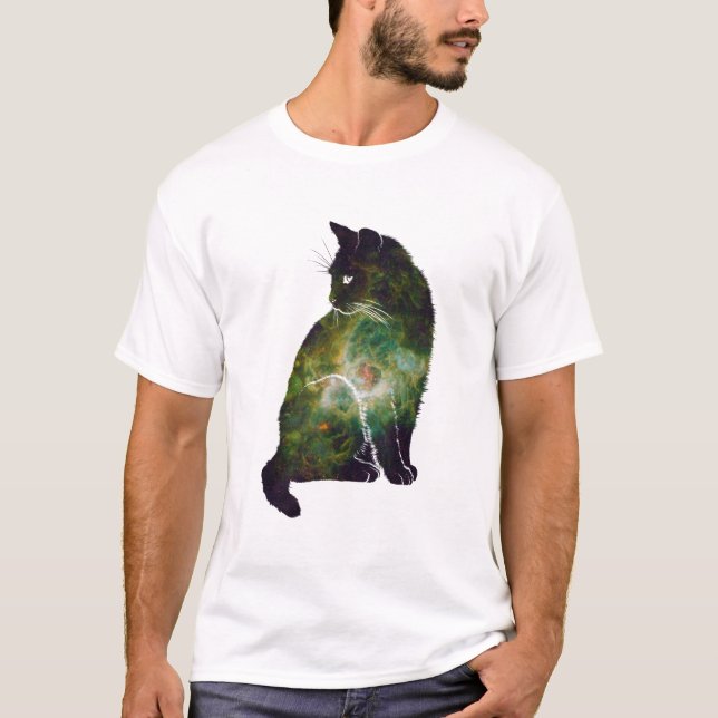 T-shirt Chat spatial (Devant)