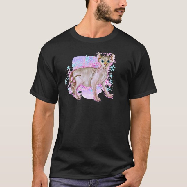 T-shirt Chat Sphinx Elf (Devant)