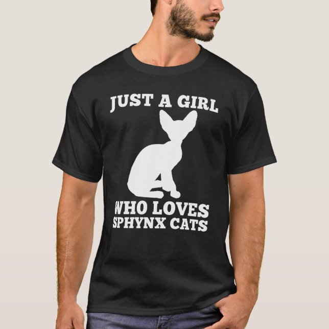 T-shirt Chat Sphynx (Devant)