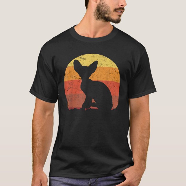 T-shirt Chat Sphynx (Devant)