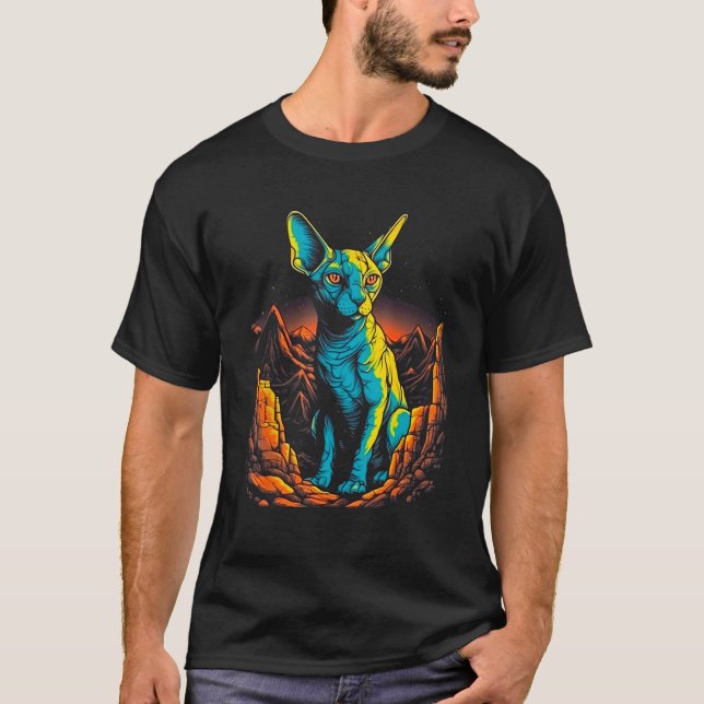 T-shirt Chat Sphynx 1 (Devant)