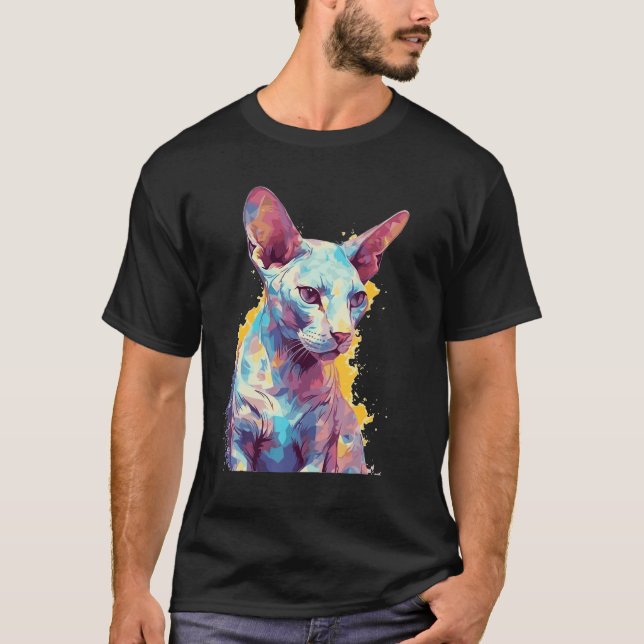 T-shirt Chat Sphynx 1 (Devant)