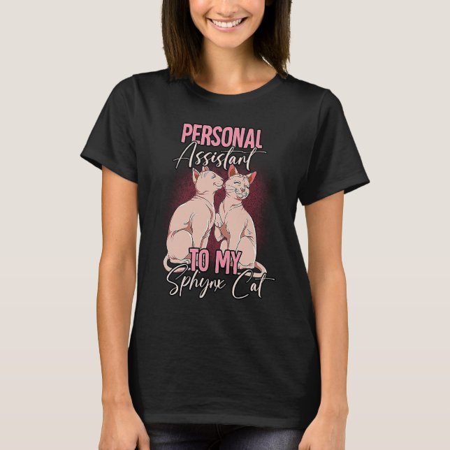 T-shirt Chat Sphynx  11 (Devant)