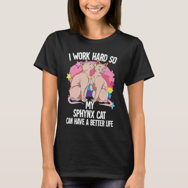 T-shirt Chat Sphynx  3 (Devant)