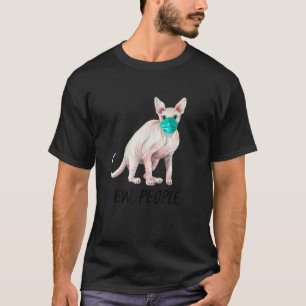 T-shirt Chat SPHYNX Beurk Les Gens Chat Portant Un Masque