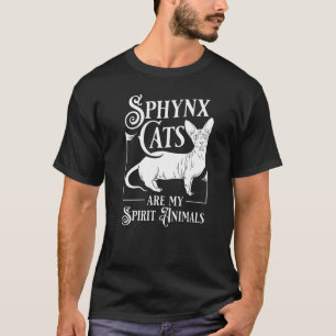 T-shirt Chat Sphynx Chaton Sans Poils Egypte