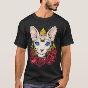 T-shirt Chat Sphynx Égyptien