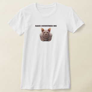 T-shirt Chat Sphynx enragé