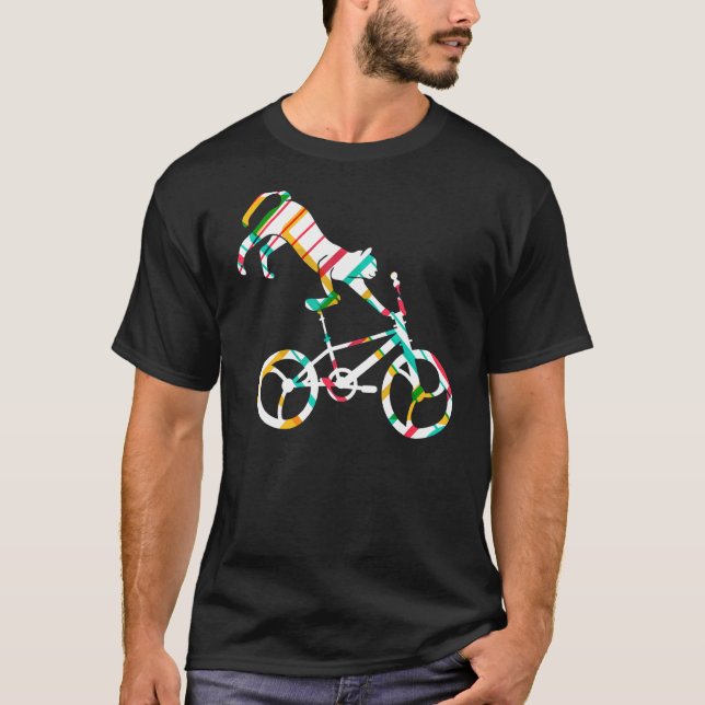 T-shirt Chat Sur BMX Vélo Kitten Vélo Vélo Vélo Vélo (Devant)