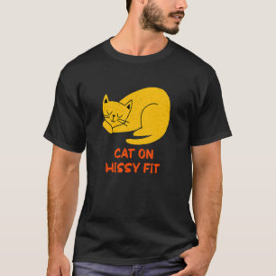 T-shirt Chat sur Hissy Fit Chat Humour Kitten Couples