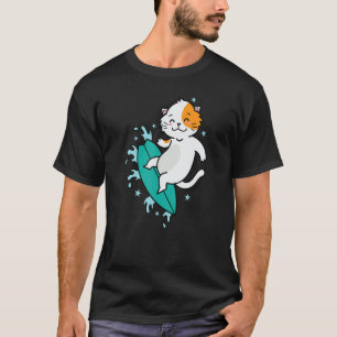 T-shirt Chat surf sur Water Sport Hobby Animaux