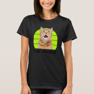 T-shirt Chat Surpris Drôle Miau, Beurk. Illustration de Pe