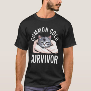 T-shirt Chat survivant du rhume Cat 1