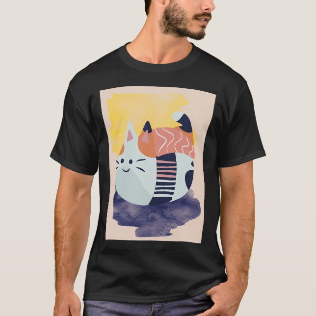 T-shirt Chat Sushi (Devant)