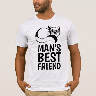 T-SHIRT CHAT T-SHIRTS, LE MEILLEUR AMI DE L'HOMME