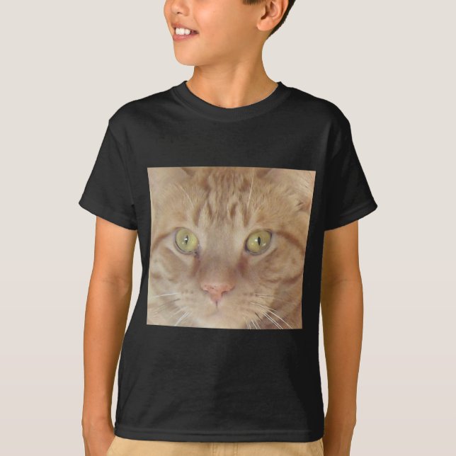 T-shirt Chat Tabby Orange (Devant)