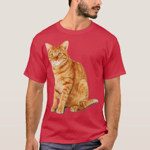 T-shirt Chat Tabby Orange