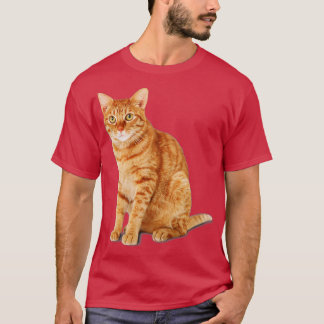 T-shirt Chat Tabby Orange