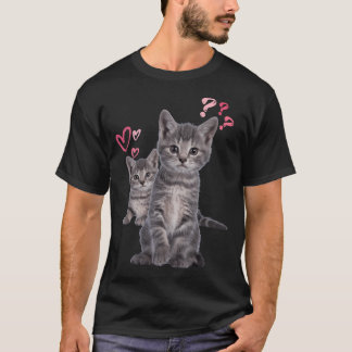 T-shirt Chat Tabby Sucré