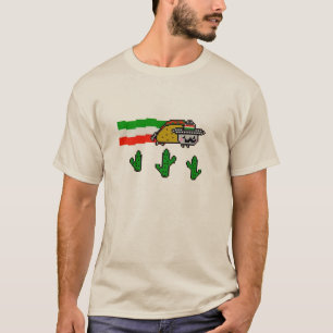 T-shirt Chat Taco Volant