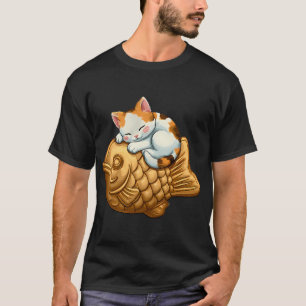 T-shirt Chat Taiyaki Neko