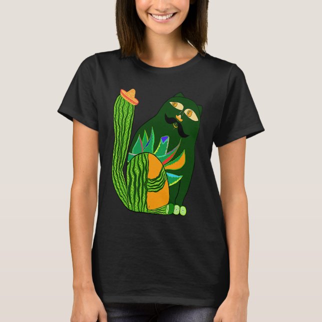T-shirt Chat Tequila (Devant)