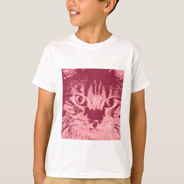 T-shirt Chat tigré orange (Devant)