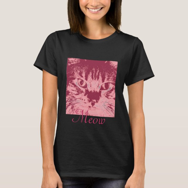 T-shirt Chat Tigre Orange (Devant)