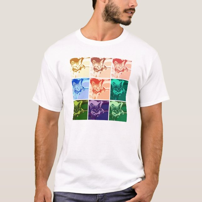 T-shirt Chat Tigre Orange (Devant)