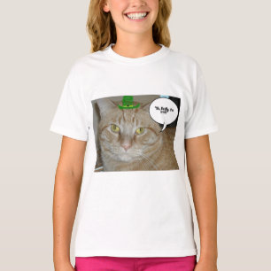 T-shirt Chat tigré orange