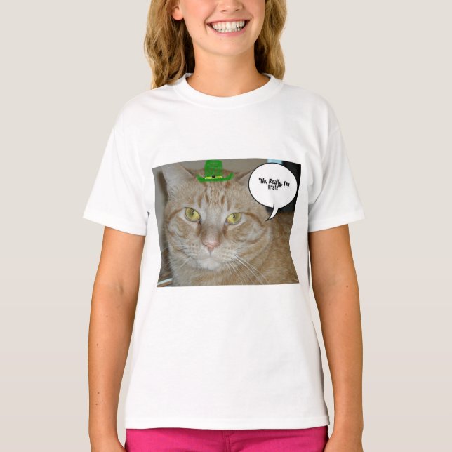 T-shirt Chat tigré orange (Devant)