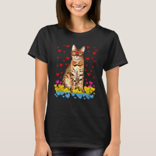 T-shirt Chat tigré pansexuel drapeau de fierté drôle LGBT-