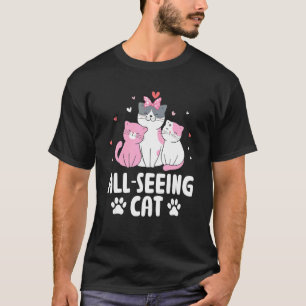 T-shirt Chat Tout Voir Chat Humour Chaton Mère de Chat