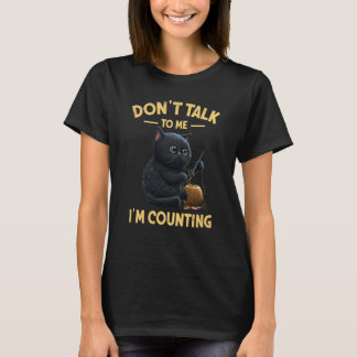 T-shirt Chat Tricote Ne Me Parlez Pas Je Compte Mon Trico