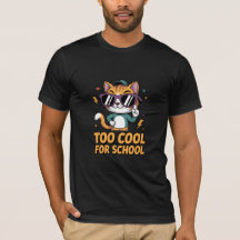 Chat Trop Cool Pour L'école