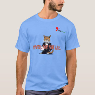 T-shirt chat "Trop cool pour neuf vies" Chat smo