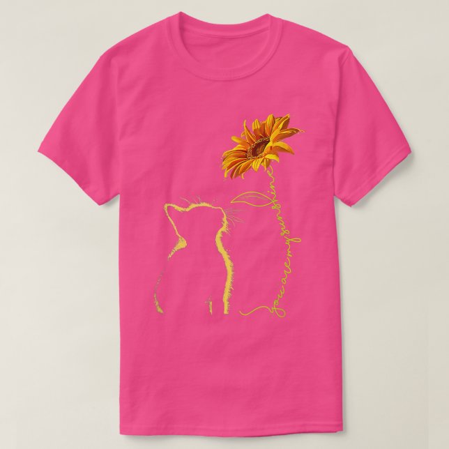 T-shirt Chat Tu Es Mon Sunshine Chats Tee  (Design devant)