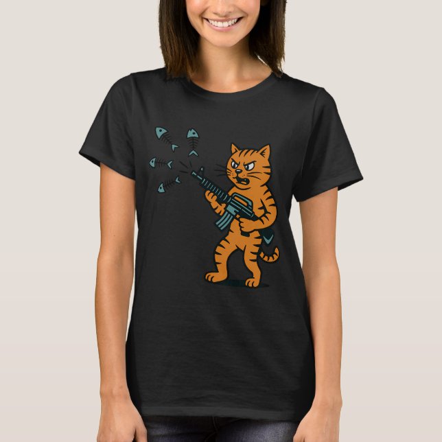 T-shirt Chat Tueur (Devant)