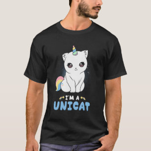 T-shirt Chat Unicat Unicorn