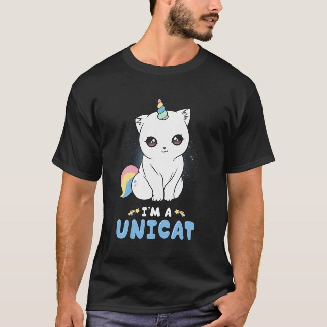 T-shirt Chat Unicat Unicorn (Devant)