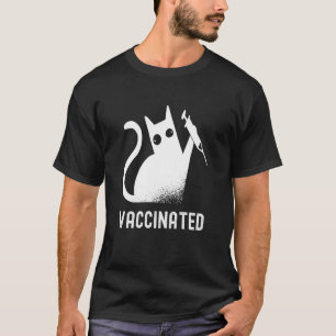 T-shirt Chat Vacciné Chat Vaccin