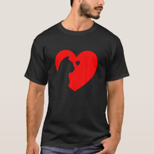 T-shirt Chat Valentine Coeur Pour Kitten Et Amoureux des a