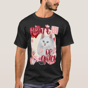 T-shirt Chat Valentine Siamese Simply Mure Colonnes Sud
